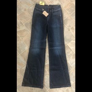 Silver Debbie Wideleg Flare Jeans Brand new